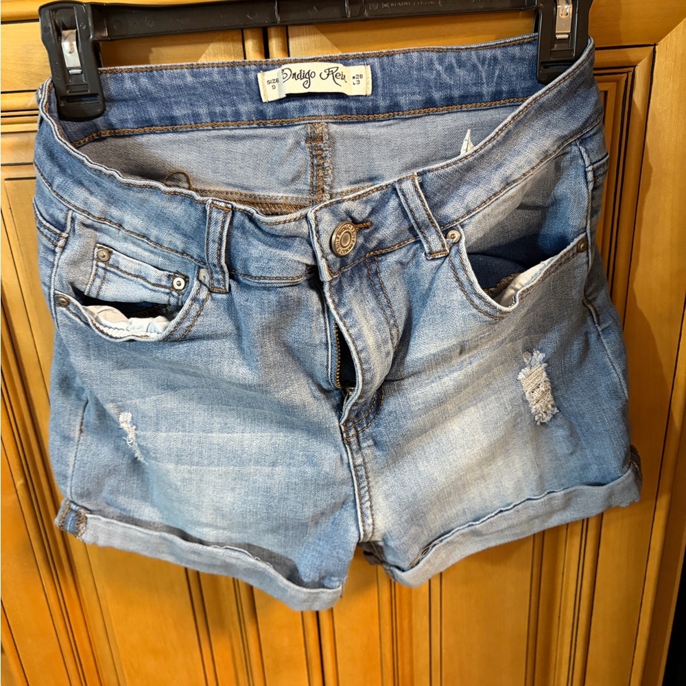 Indigo Rein Blue Women’s Denim Shorts - 9